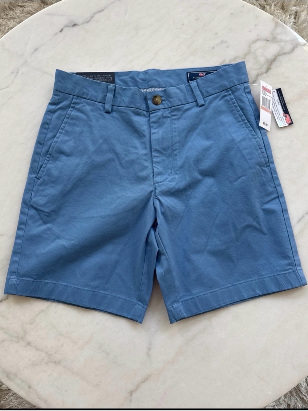 Vineyard Vines Men's Sky Blue Flat Front Shorts